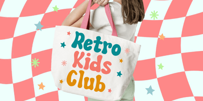 Retro Vanilla Font Poster 4