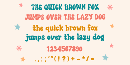 Retro Vanilla Font Poster 5