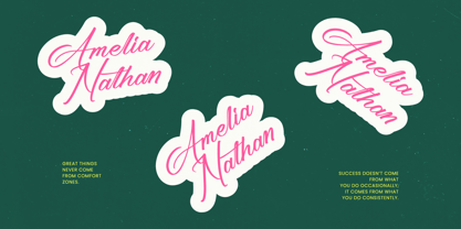 Ayeshy Clanita Font Poster 11