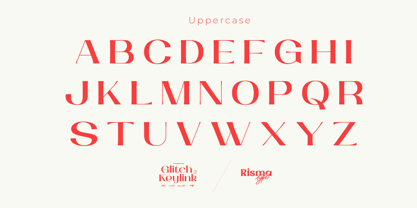 Glitch Keylink Font Poster 15