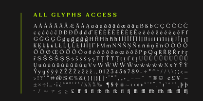 Mizhon Font Poster 8