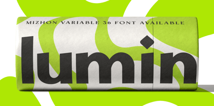Mizhon Font Poster 7
