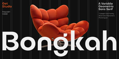 Bongkah Font Poster 1