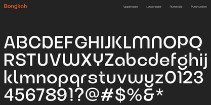Bongkah Font Poster 11