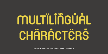 Giggle Otter Font Poster 3