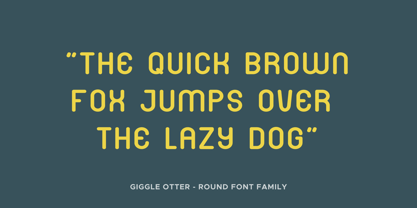 Giggle Otter Font Poster 5