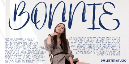 Cozy Stroke Font Poster 5