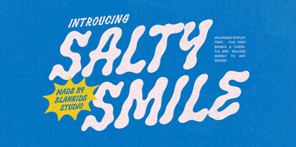 Salty Smile Font Poster 1