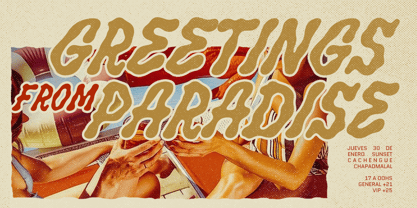 Salty Smile Font Poster 4