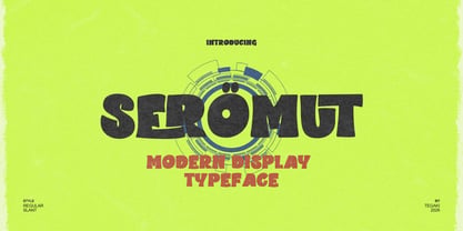 Seromut Display Font Poster 1
