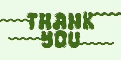 Blunt Bubble Font Poster 10