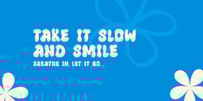 Blunt Bubble Font Poster 5