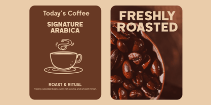 Glavia Font Poster 5