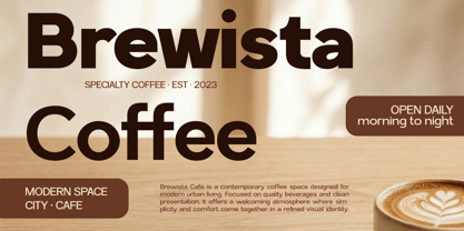 Glavia Font Poster 2
