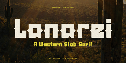 Lanarei Font Poster 1