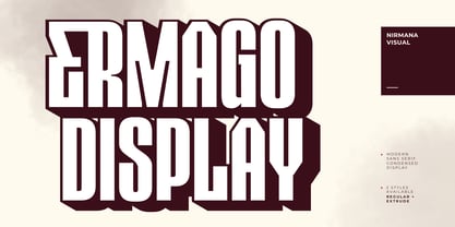 Ermago Display Font Poster 1