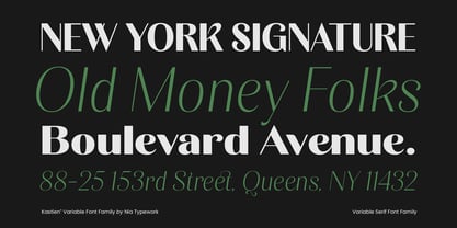 Kastien Font Poster 4