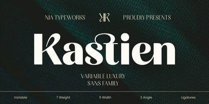 Kastien Font Poster 1
