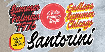 Palmira Club Font Poster 2