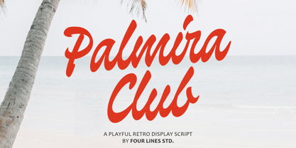 Palmira Club Font Poster 1