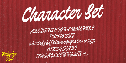 Palmira Club Font Poster 10