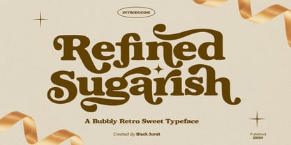 Refined Sugarish Font Poster 1