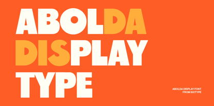 Abolda Font Poster 2