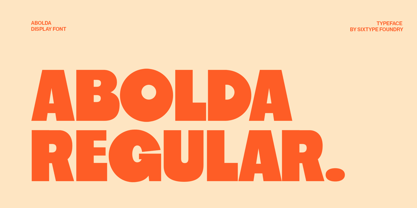 Abolda Font Poster 1
