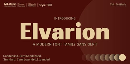 Elvarion Font Poster 1