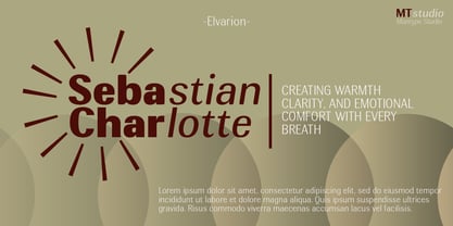 Elvarion Font Poster 12