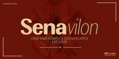 Elvarion Font Poster 7