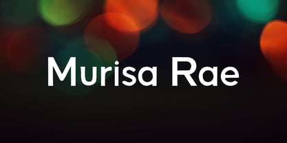 Murisa Rae Font Poster 1