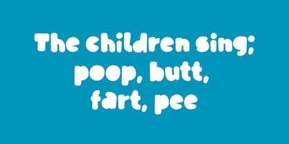 Cutter Child Font Poster 10