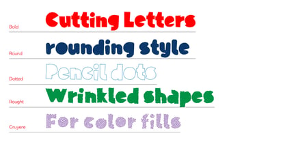 Cutter Child Font Poster 3
