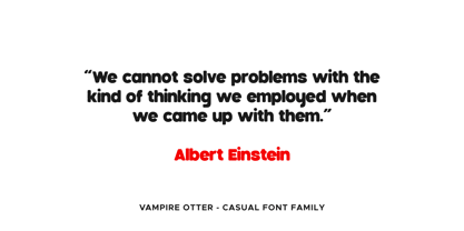Vampire Otter Font Poster 8