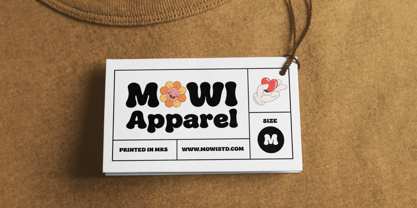Mowi Font Poster 3