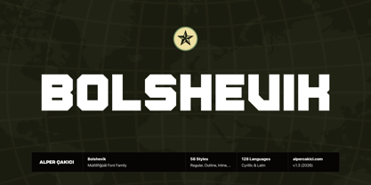 Bolshevik Font Poster 1