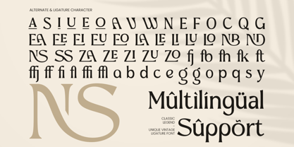 Classic Legend Font Poster 12