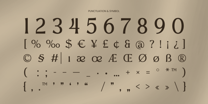 Classic Legend Font Poster 11