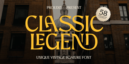 Classic Legend Font Poster 1