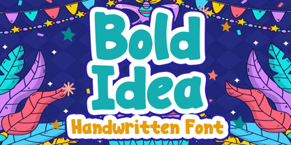 Bold Idea Font Poster 1