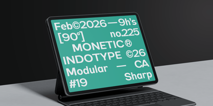 IT Monetic Font Poster 10