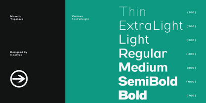 IT Monetic Font Poster 3
