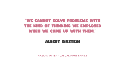 Hazard Otter Font Poster 10