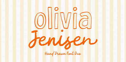Olivia Jenisen Font Poster 1