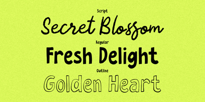 Olivia Jenisen Font Poster 5