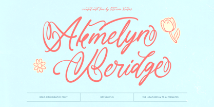 Akmelyn Beridge Font Poster 1