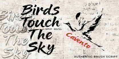 Cavento Font Poster 12