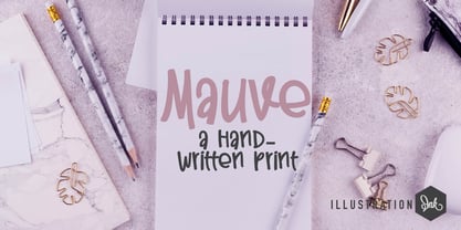 ZP Mauve Font Poster 5
