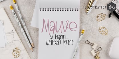 ZP Mauve Font Poster 1